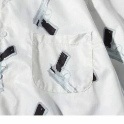 Deals ๐ Streetgarm Gun Print ๐ Shirt NEW ๐ 17 Streetgarm Gun Print Shirt NEW