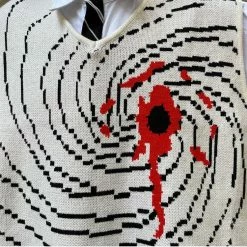 Streetgarm Handknit Blood Wound Knitted Vest NEW