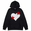 Buy 🎉 Streetgarm NEW Heart And Star Embroidered Hoodie ✨ 1 Streetgarm NEW Heart And Star Embroidered Hoodie