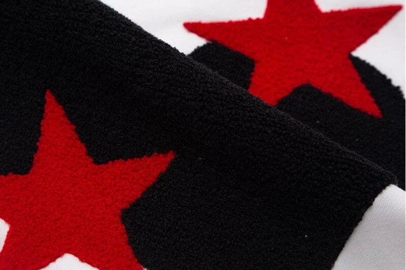 Buy ๐ Streetgarm NEW Heart And Star Embroidered Hoodie โจ 4 Streetgarm NEW Heart And Star Embroidered Hoodie