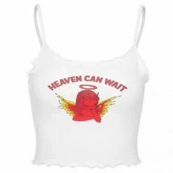 Streetgarm Heaven Can Wait Crop Top NEW