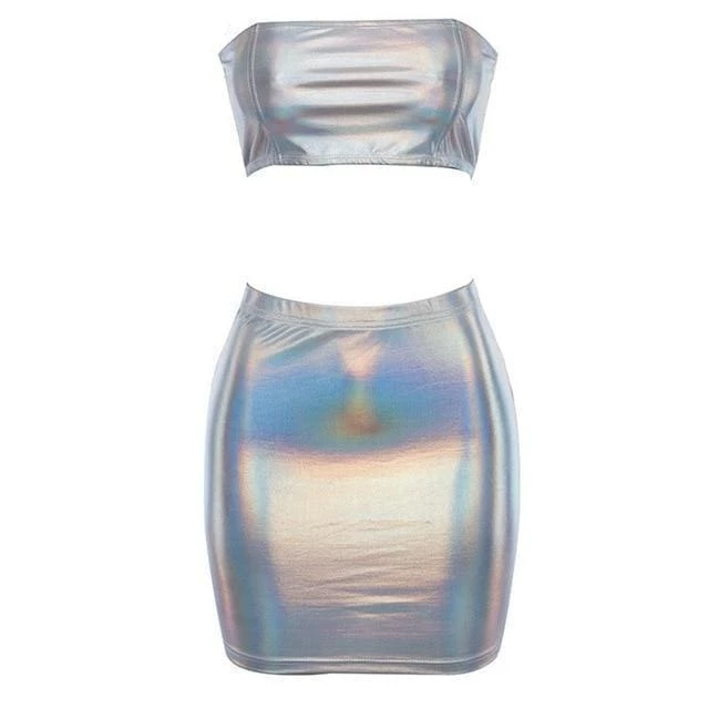 Best Pirce ๐ Streetgarm Holographic Two Piece โจ 3 Streetgarm Holographic Two Piece