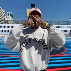 Streetgarm Kanye West CPFM Holy Spirit Crewneck - White