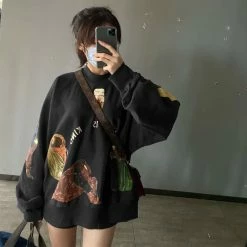 Streetgarm NEW Kanye West Jesus Is King Cross Crewneck - Black