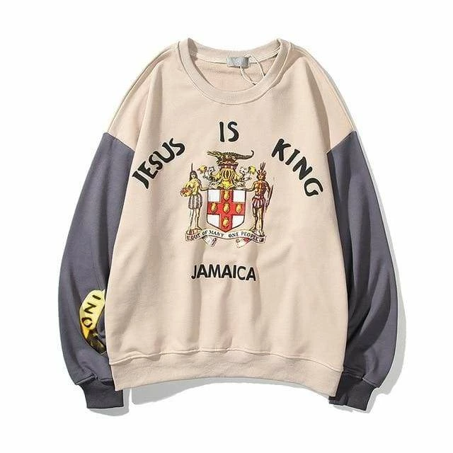 Cheapest ✨ Streetgarm Kanye West Jesus Is King Jamaica Sweatshirt NEW 😀 3 Streetgarm Kanye West Jesus Is King Jamaica Sweatshirt NEW