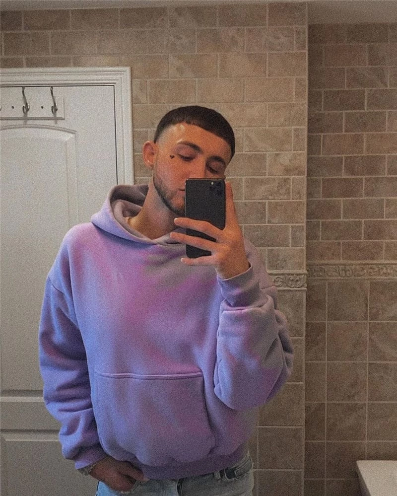 Hot Sale 🎁 Streetgarm NEW Kanye West Light Purple Hoodie 👍 4 Streetgarm NEW Kanye West Light Purple Hoodie