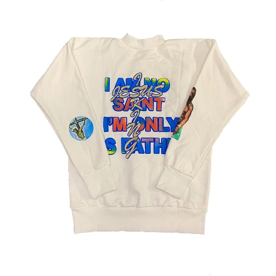 Brand new ✨ Streetgarm NEW Kanye West Sunday Service “I Am No Saint” Sweatshirt 🤩 3 Streetgarm NEW Kanye West Sunday Service “I Am No Saint” Sweatshirt