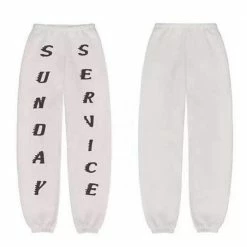 Streetgarm NEW Kanye West Sunday Service Jogger Pants - Bone