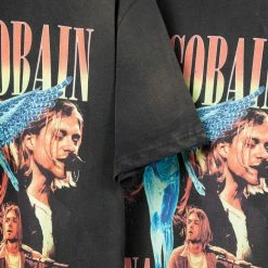 New ๐ Streetgarm Kurt Cobain Nirvana Washed T-Shirt ๐ฅฐ 18 Streetgarm Kurt Cobain Nirvana Washed T-Shirt