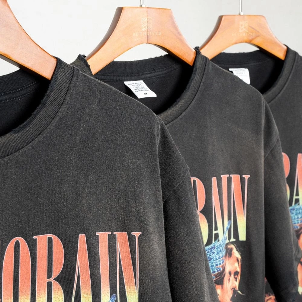New ๐ Streetgarm Kurt Cobain Nirvana Washed T-Shirt ๐ฅฐ 7 Streetgarm Kurt Cobain Nirvana Washed T-Shirt