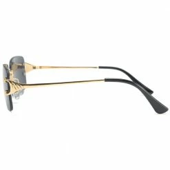 Streetgarm Large Square Rimless Sunglasses