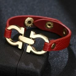Streetgarm Leather Buckle Bracelet
