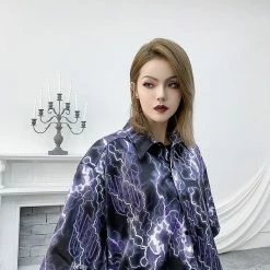 Streetgarm NEW Lightning Print Hawaiian Shirt