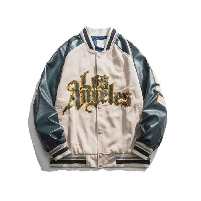 Brand new 🔥 Streetgarm Los Angeles Bomber Jacket NEW ⭐ 7 Streetgarm Los Angeles Bomber Jacket NEW