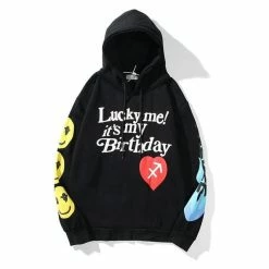 Streetgarm Lucky Me Its My Birthday Kids See Ghosts Hoodie