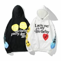 Streetgarm Lucky Me Its My Birthday Kids See Ghosts Hoodie