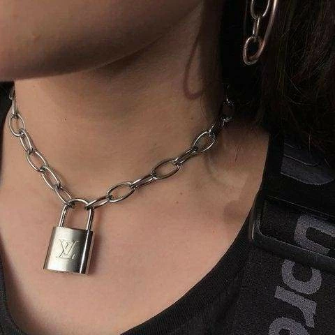 Brand new ๐ Streetgarm LV Padlock Necklace NEW โ๏ธ 4 Streetgarm LV Padlock Necklace NEW