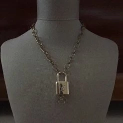 Brand new ๐ Streetgarm LV Padlock Necklace NEW โ๏ธ 10 Streetgarm LV Padlock Necklace NEW