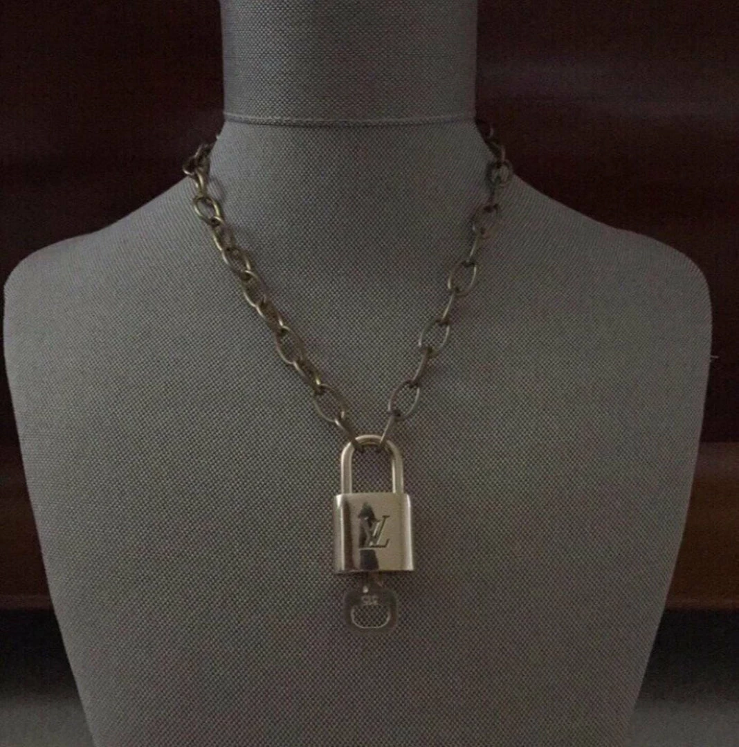 Brand new ๐ Streetgarm LV Padlock Necklace NEW โ๏ธ 6 Streetgarm LV Padlock Necklace NEW