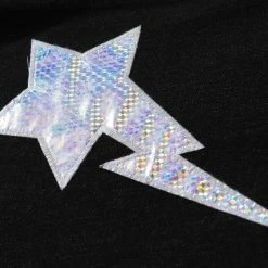 Best Sale ๐ Streetgarm Made Extreme Star Patchwork Black ๐ Jeans NEW โ 11 Streetgarm Made Extreme Star Patchwork Black Jeans NEW