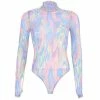 Top 10 🔥 Streetgarm Marble High Neck Mesh Bodysuit NEW 👍 1 Streetgarm Marble High Neck Mesh Bodysuit NEW