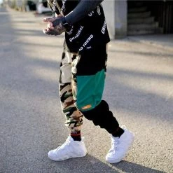 Streetgarm Multi Color Patchwork Joggers