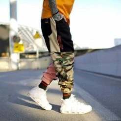 Streetgarm Multi Color Patchwork Joggers