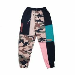 Streetgarm Multi Color Patchwork Joggers
