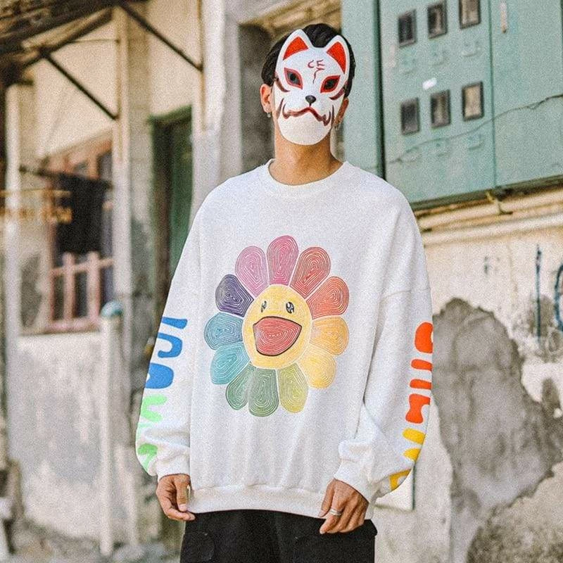 Deals ✔️ Streetgarm Murakami Flower Sweatshirt SALE ⭐ 13 Streetgarm Murakami Flower Sweatshirt SALE