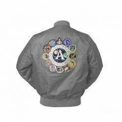 Streetgarm NASA Space Shuttle Apollo Bomber Jacket NEW