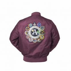 Streetgarm NASA Space Shuttle Apollo Bomber Jacket NEW
