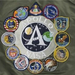 Streetgarm NASA Space Shuttle Apollo Bomber Jacket NEW