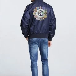 Streetgarm NASA Space Shuttle Apollo Bomber Jacket NEW