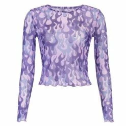 Streetgarm NEW Neon Mesh Flame Top