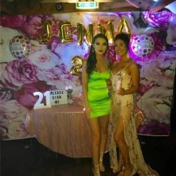 Cheap ⭐ Streetgarm NEW Neon Satin Mini 👗 Dress 🔔 38 Streetgarm NEW Neon Satin Mini Dress