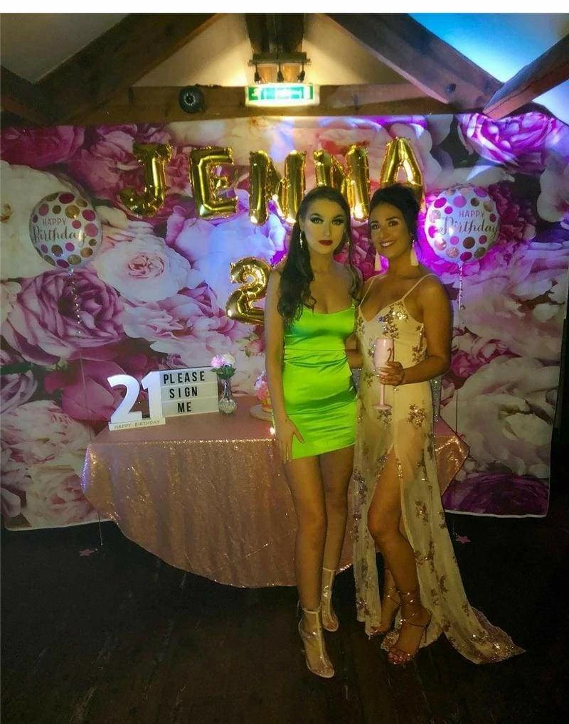 Cheap ⭐ Streetgarm NEW Neon Satin Mini 👗 Dress 🔔 20 Streetgarm NEW Neon Satin Mini Dress