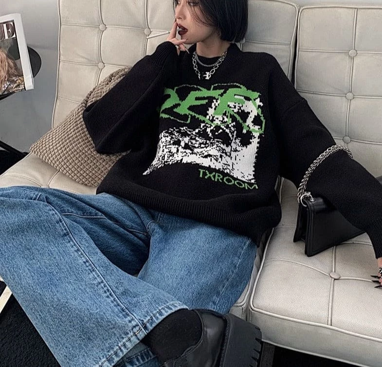 Promo ๐ฅ Streetgarm NEW OFF Ruined Knitted Sweatshirt โค๏ธ 7 Streetgarm NEW OFF Ruined Knitted Sweatshirt