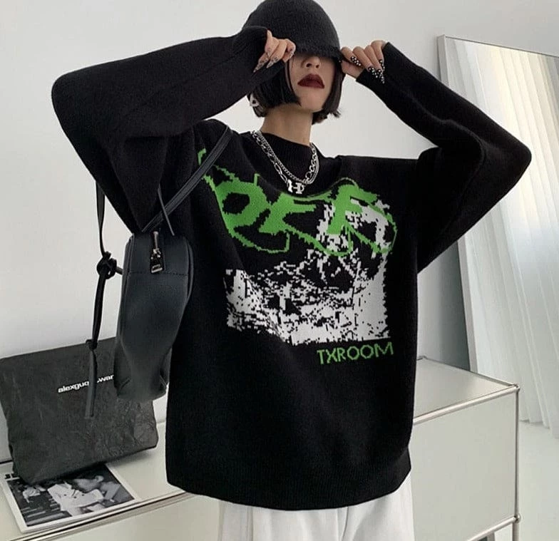 Promo ๐ฅ Streetgarm NEW OFF Ruined Knitted Sweatshirt โค๏ธ 5 Streetgarm NEW OFF Ruined Knitted Sweatshirt