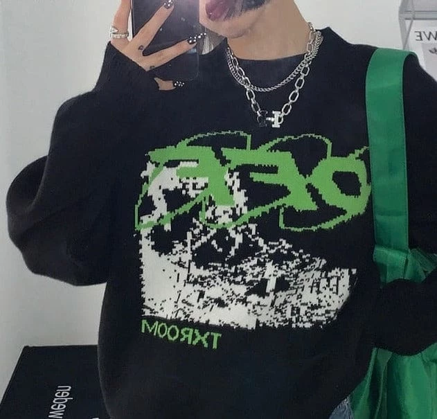 Promo ๐ฅ Streetgarm NEW OFF Ruined Knitted Sweatshirt โค๏ธ 4 Streetgarm NEW OFF Ruined Knitted Sweatshirt