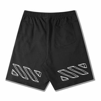 Best Pirce 🎉 Streetgarm OFF Stripped White Shorts NEW 🎉 3 Streetgarm OFF Stripped White Shorts NEW