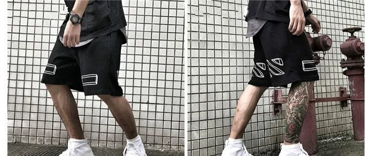 Best Pirce 🎉 Streetgarm OFF Stripped White Shorts NEW 🎉 6 Streetgarm OFF Stripped White Shorts NEW