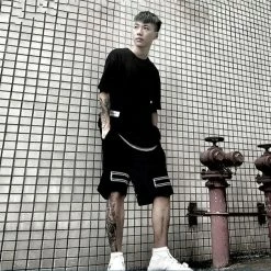 Best Pirce 🎉 Streetgarm OFF Stripped White Shorts NEW 🎉 12 Streetgarm OFF Stripped White Shorts NEW