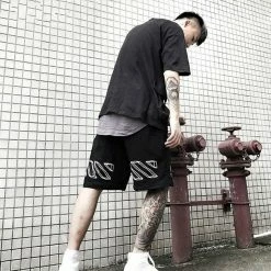 Best Pirce 🎉 Streetgarm OFF Stripped White Shorts NEW 🎉 16 Streetgarm OFF Stripped White Shorts NEW