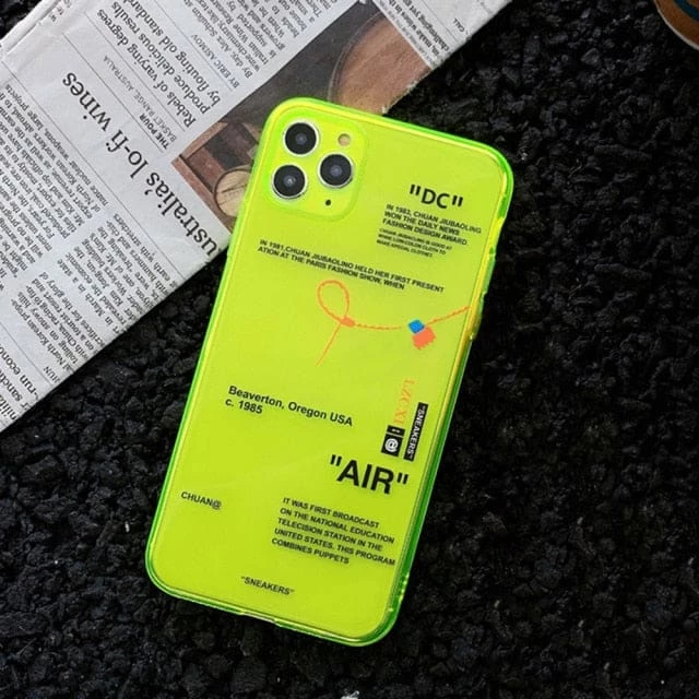 New ๐ฏ Streetgarm Off White Air Fluorescence IPhone Case NEW ๐งจ 11 Streetgarm Off White Air Fluorescence IPhone Case NEW
