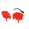 Streetgarm NEW Oval Rimless Drip Sunglasses
