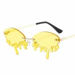 Streetgarm NEW Oval Rimless Drip Sunglasses