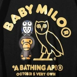 Best deal ๐ฅ Streetgarm OVO Owl Bape Baby Milo T-Shirt ๐ 13 Streetgarm OVO Owl Bape Baby Milo T-Shirt