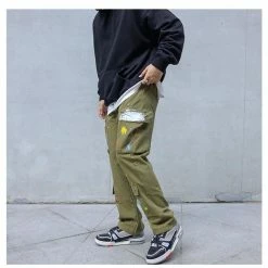 Streetgarm Paint Splatter Cargo Pants NEW