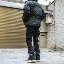 Streetgarm Painted Patchwork Straight Leg Jeans NEW