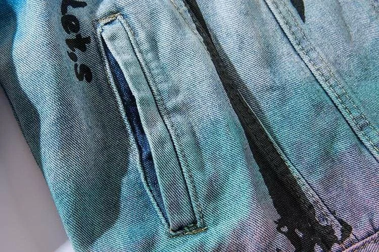 Brand new โ Streetgarm SALE Palm Tree Denim Jacket ๐ 7 Streetgarm SALE Palm Tree Denim Jacket